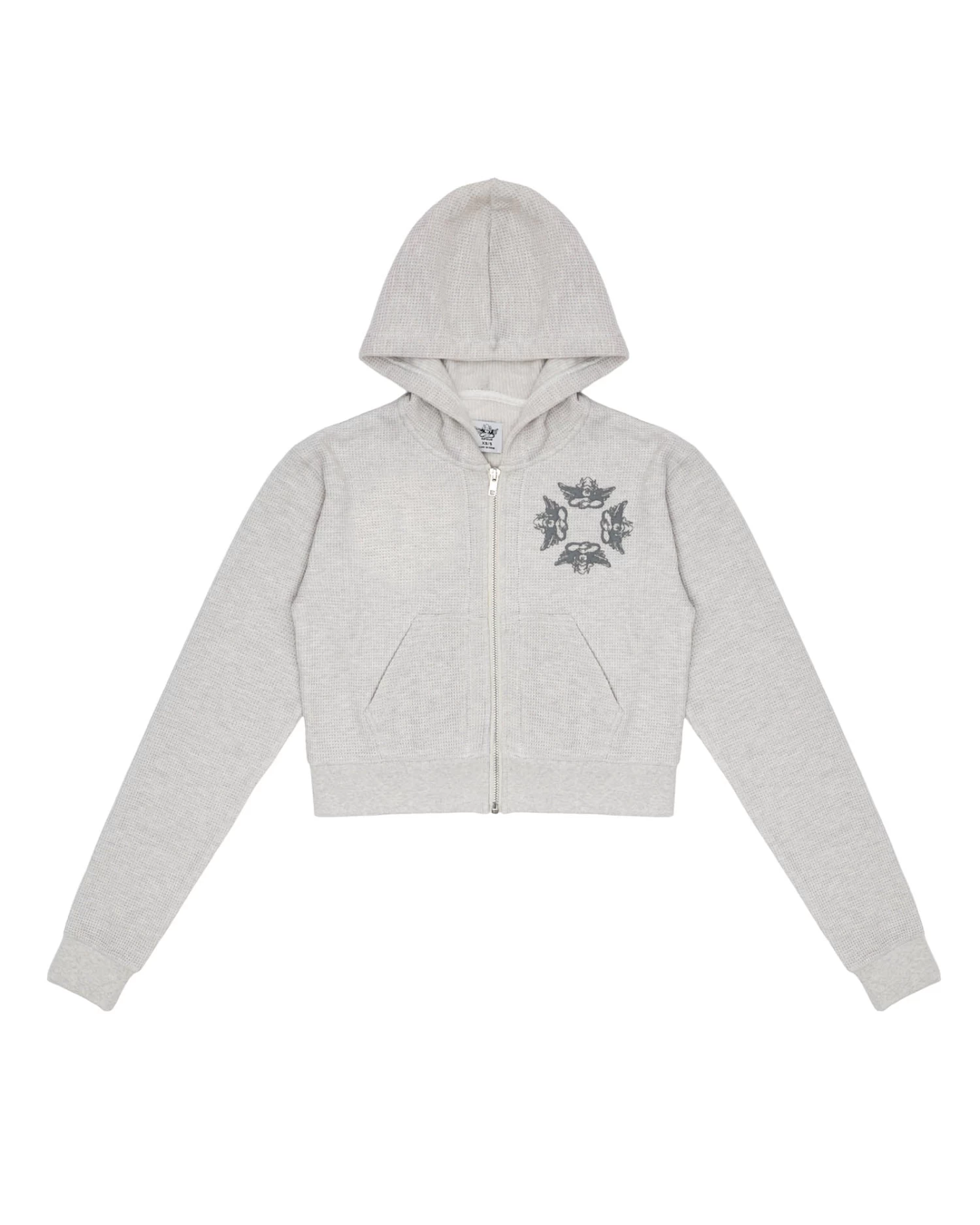 BOYS LIE X Fare Enough Thermal Zip-Up Hoodie - Image 7