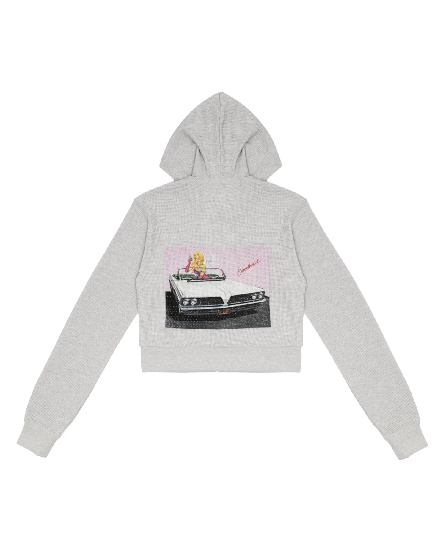 BOYS LIE X Fare Enough Thermal Zip-Up Hoodie - Image 8