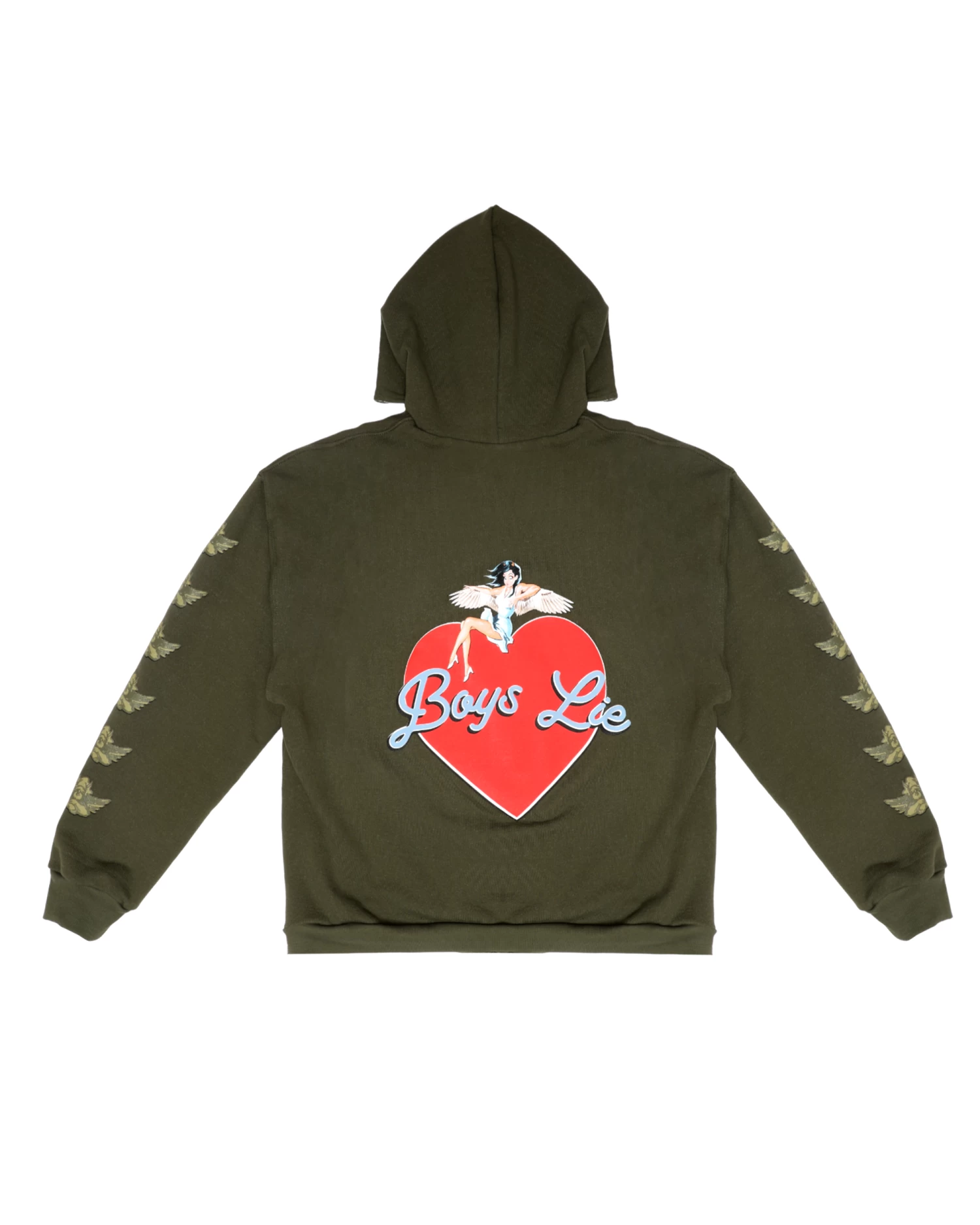 BOYS LIE X On The Edge Zip-Up Boyfriend Hoodie - Image 8