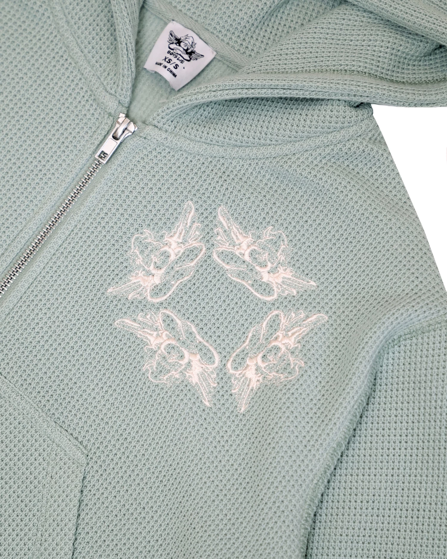 BOYS LIE X Eyes Wide Shut Thermal Zip-Up Hoodie - Image 15