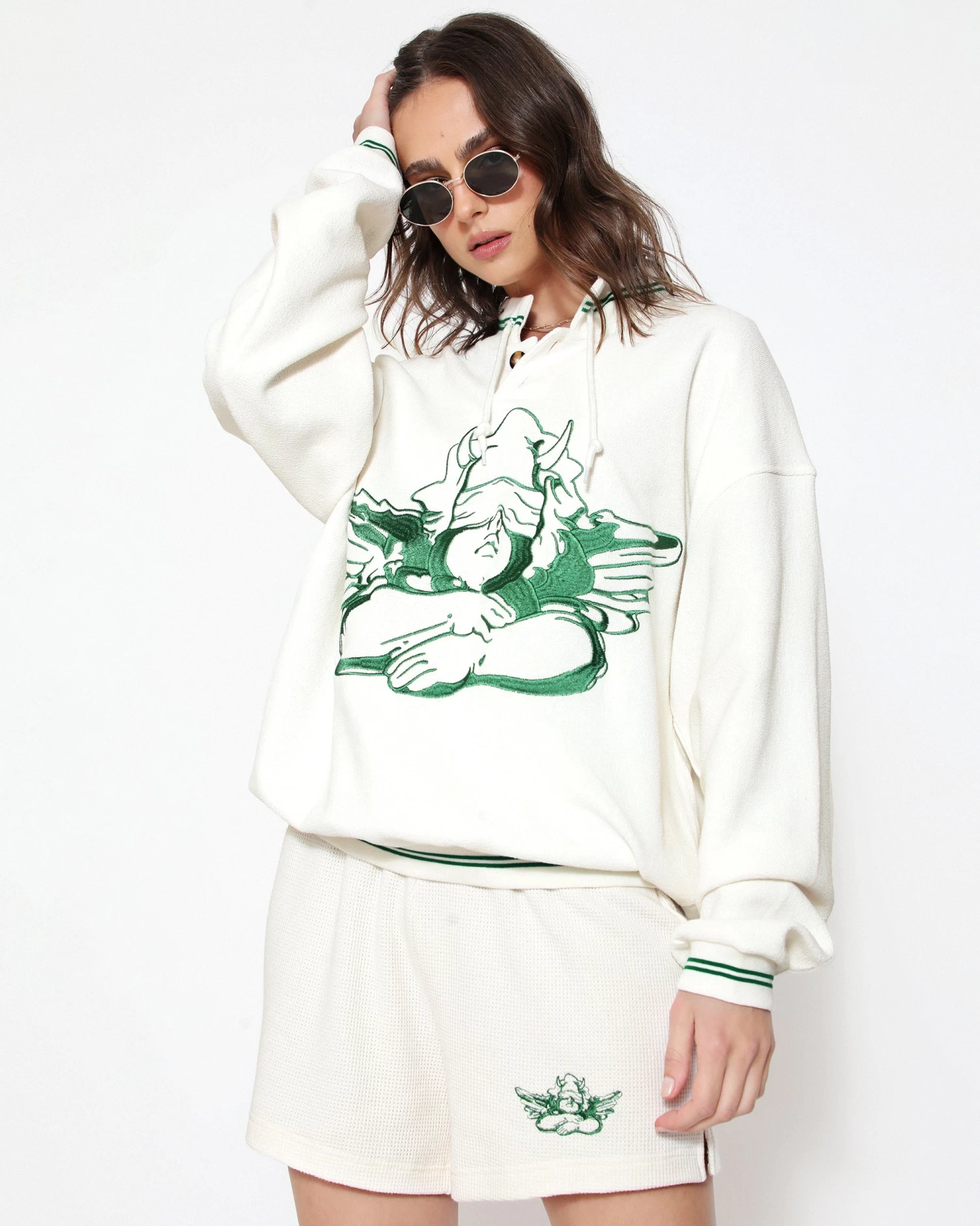 BOYS LIE X Cherub University Thermal Boyfriend Shorts - Image 3