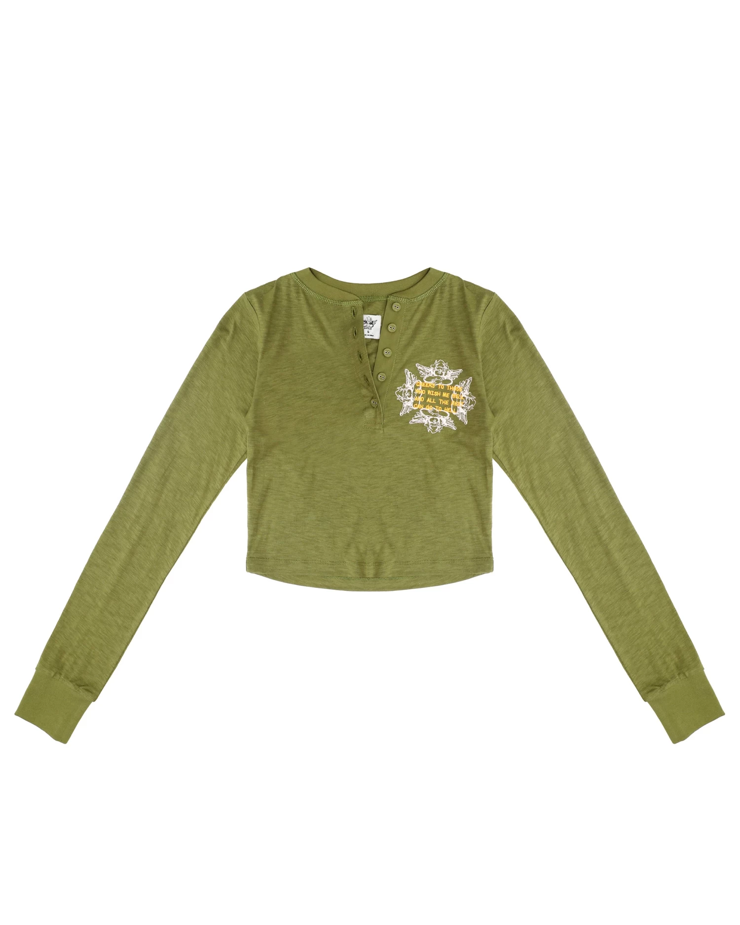 BOYS LIE X On The Rocks Crop Henley - Image 7