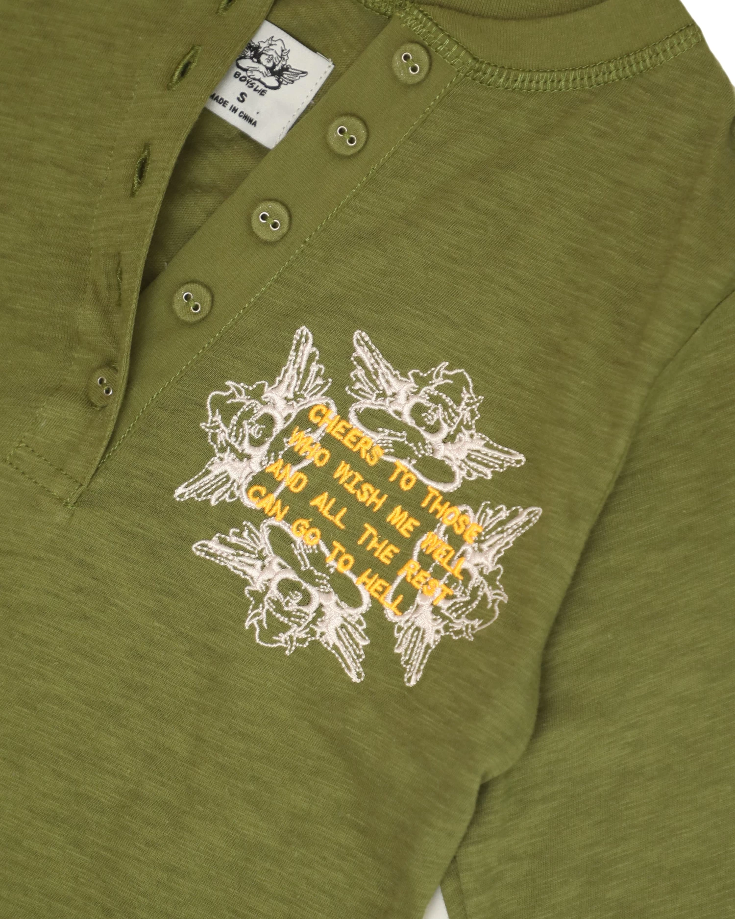 BOYS LIE X On The Rocks Crop Henley - Image 9