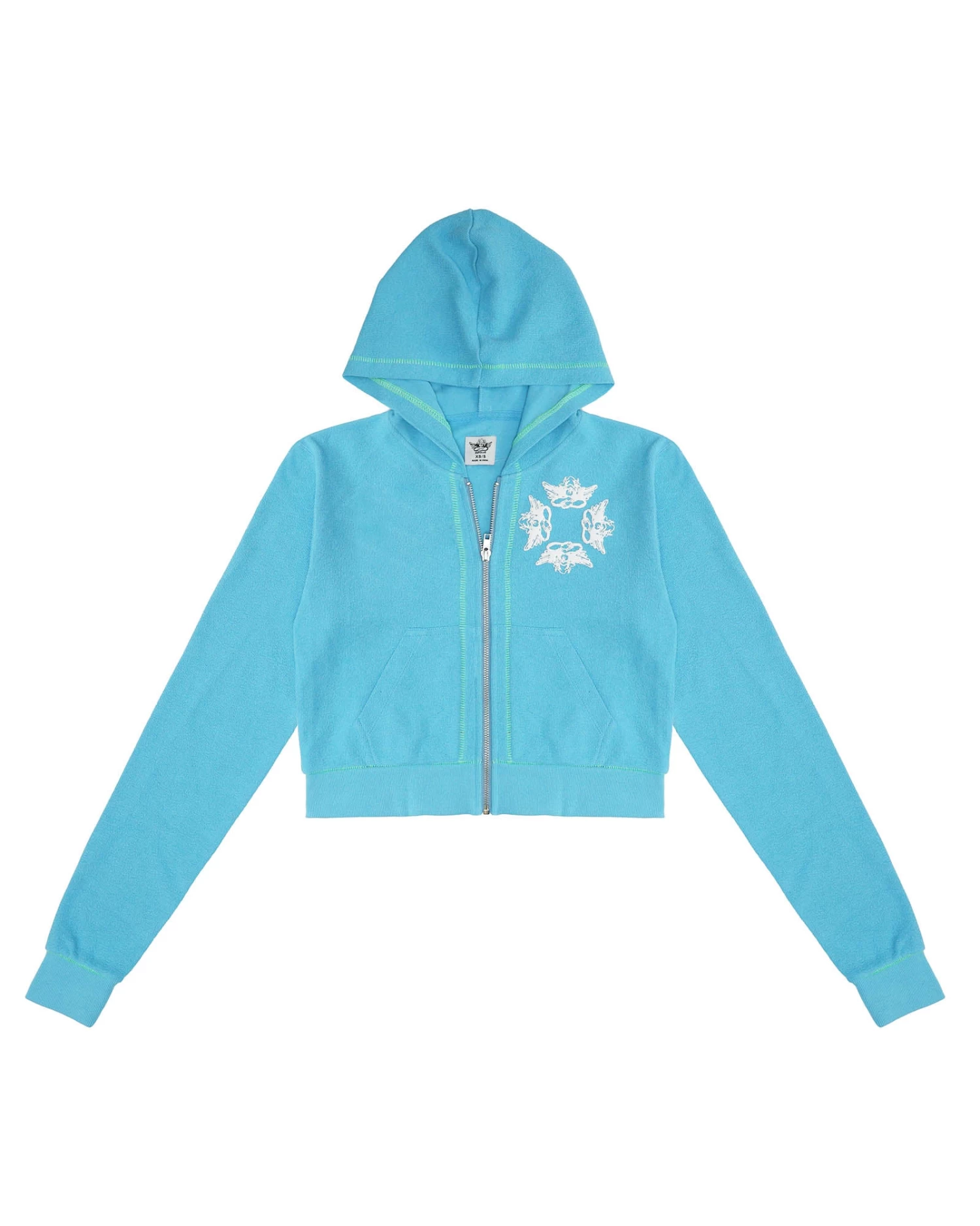 BOYS LIE X Washed Up Zip-Up Hoodie - Image 7