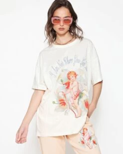 BOYS LIE X Ivory I Am Not Where You Left Me V2 Boyfriend Tee