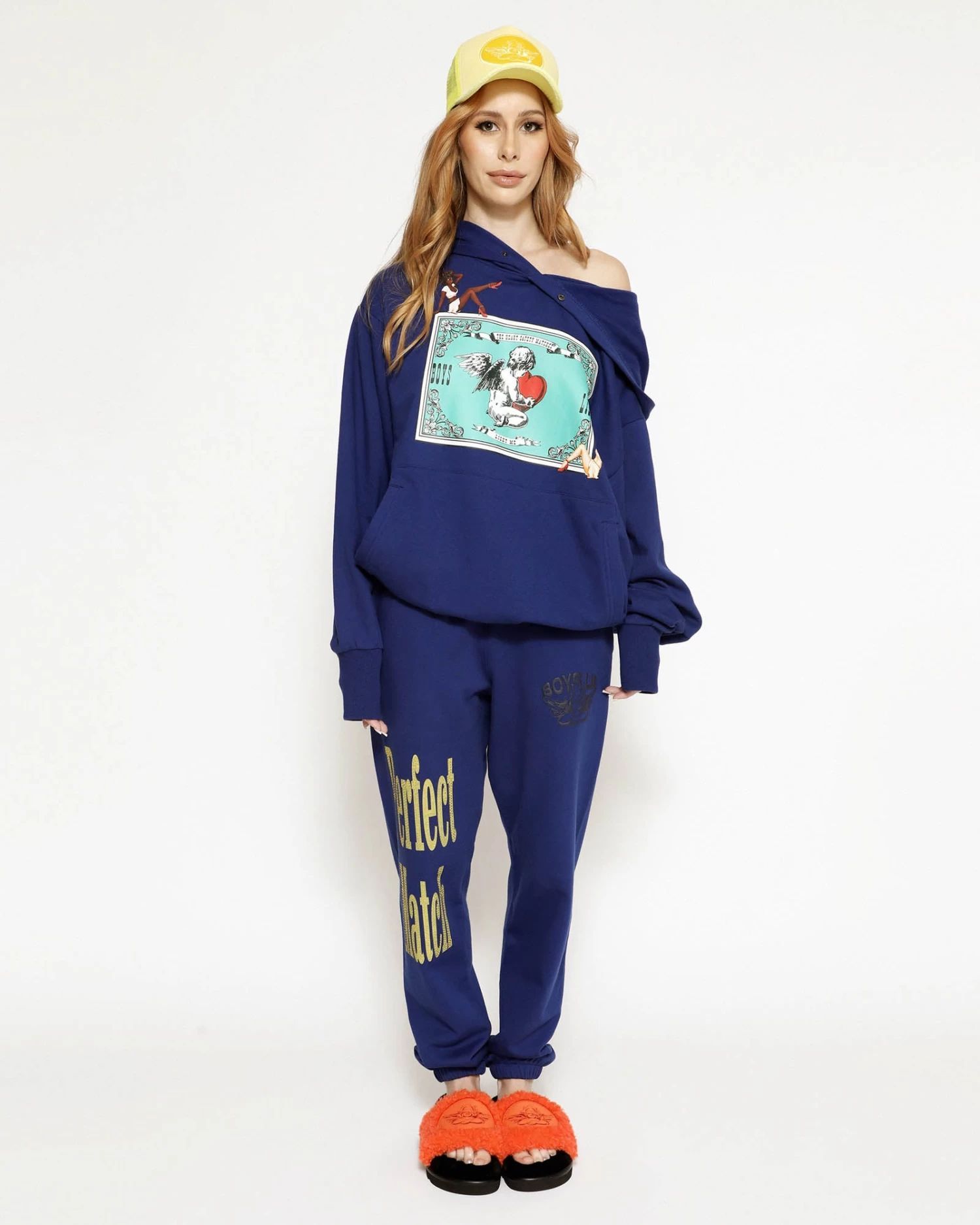 BOYS LIE X Navy Perfect Match Remix Sweatpants - Image 4