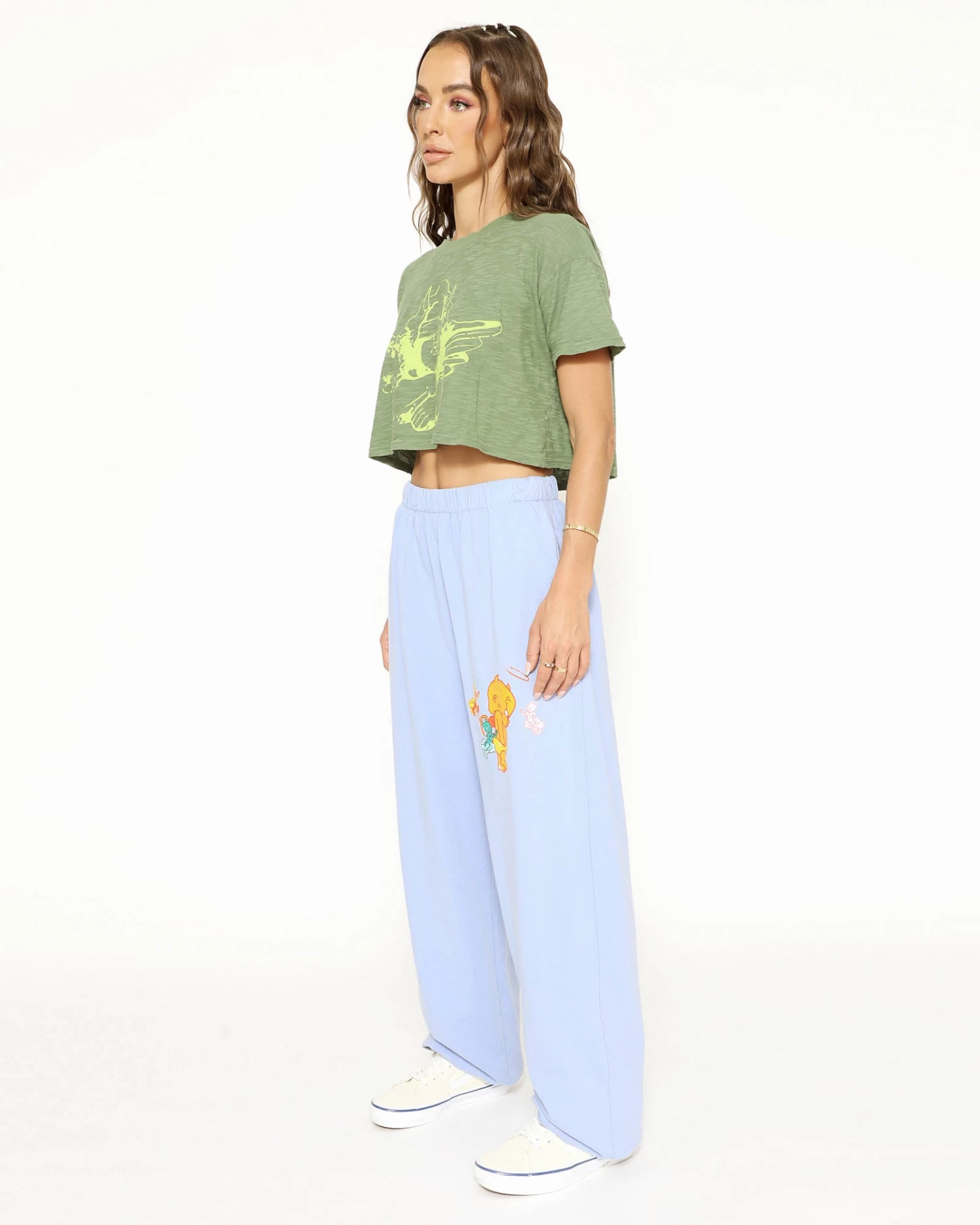 BOYS LIE X Talk To The Hand Cropped Baby Tee - Image 4