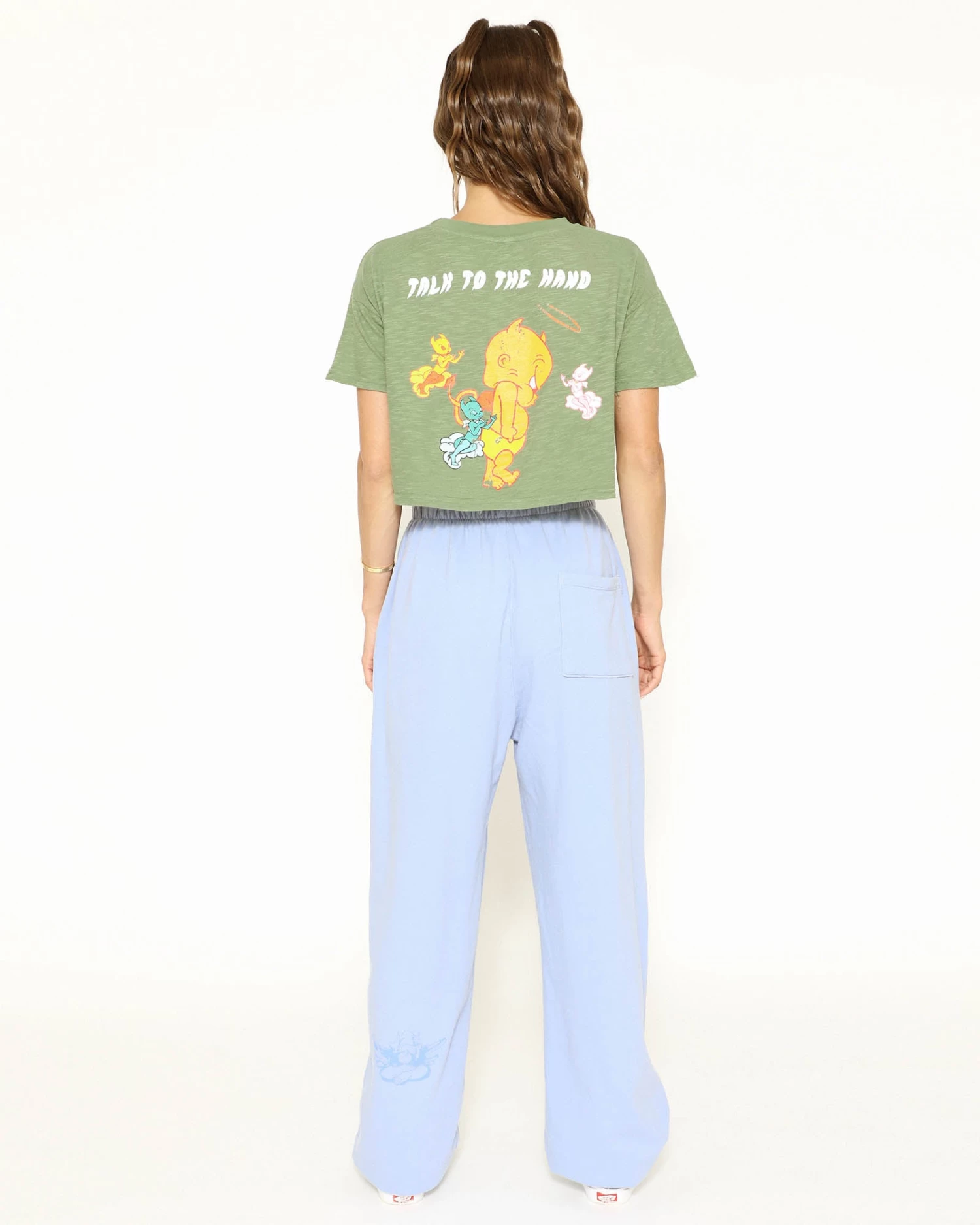 BOYS LIE X Talk To The Hand Cropped Baby Tee - Image 5