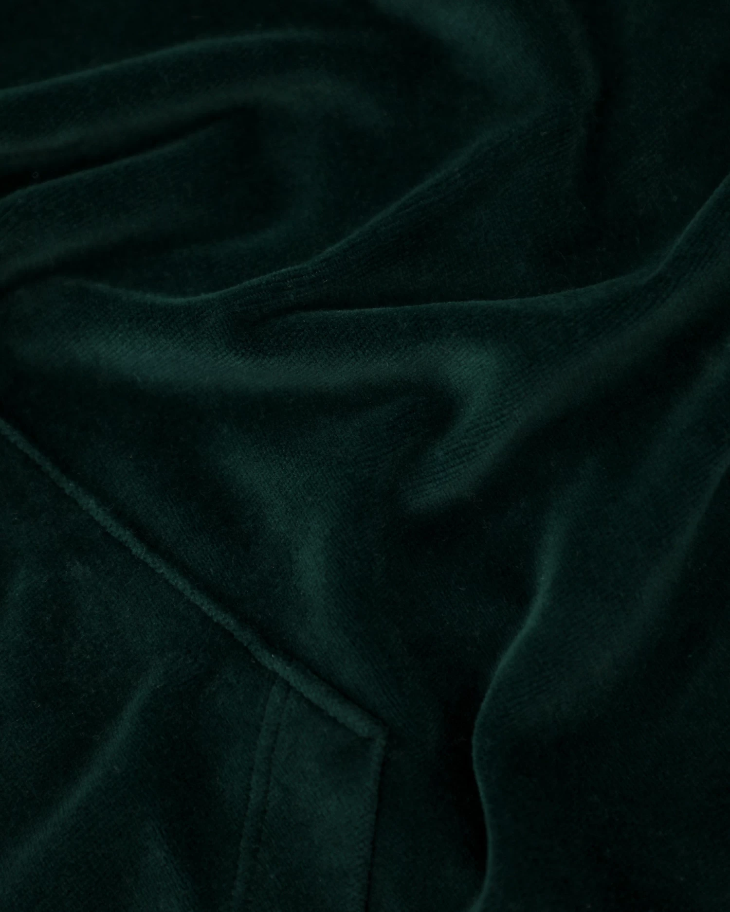 BOYS LIE X Green Velour Cropped Hoodie - Image 10