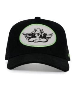 BOYS LIE X Black Corduroy Trucker Hat