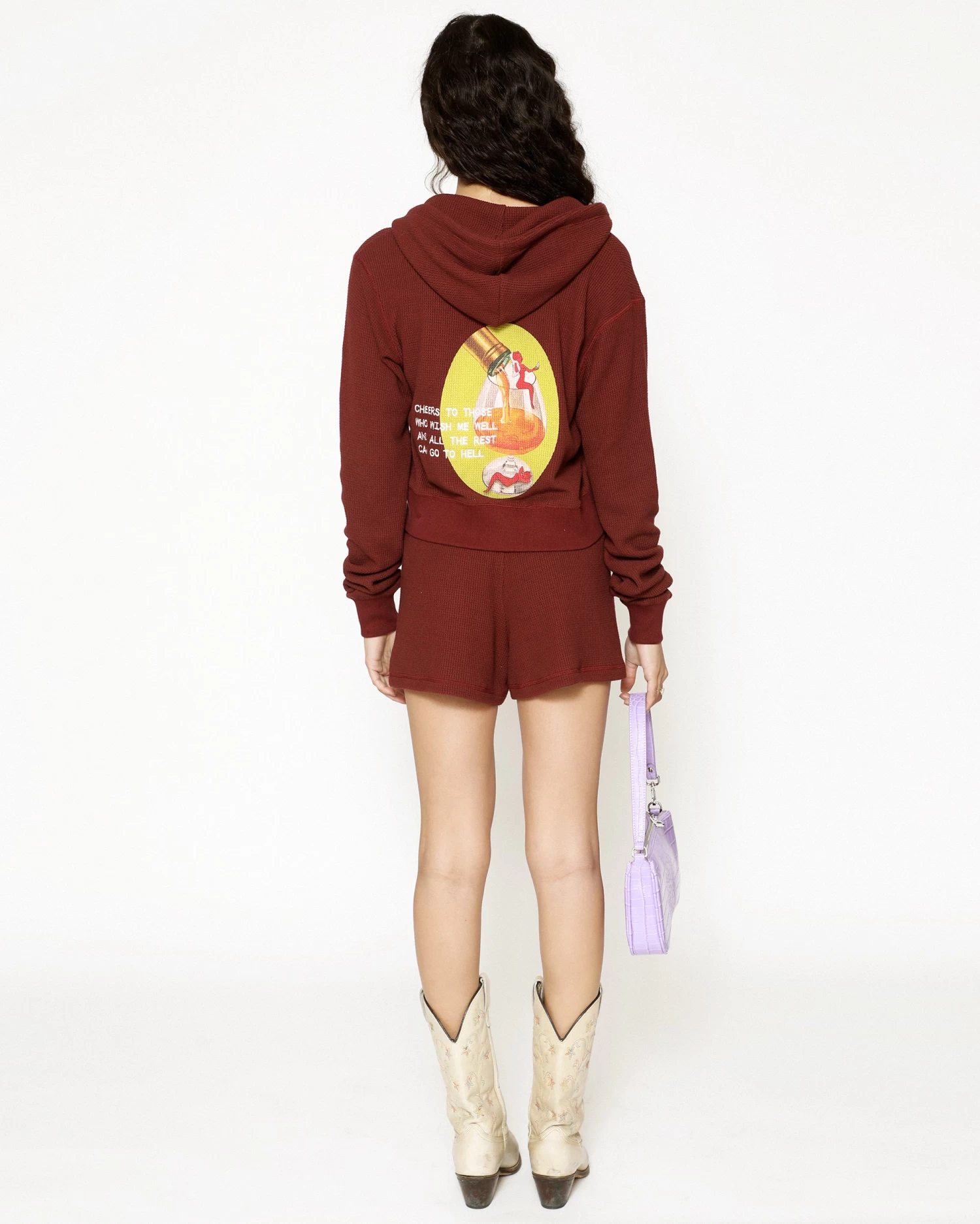 BOYS LIE X On The Rocks Thermal Zip-Up Hoodie - Image 8