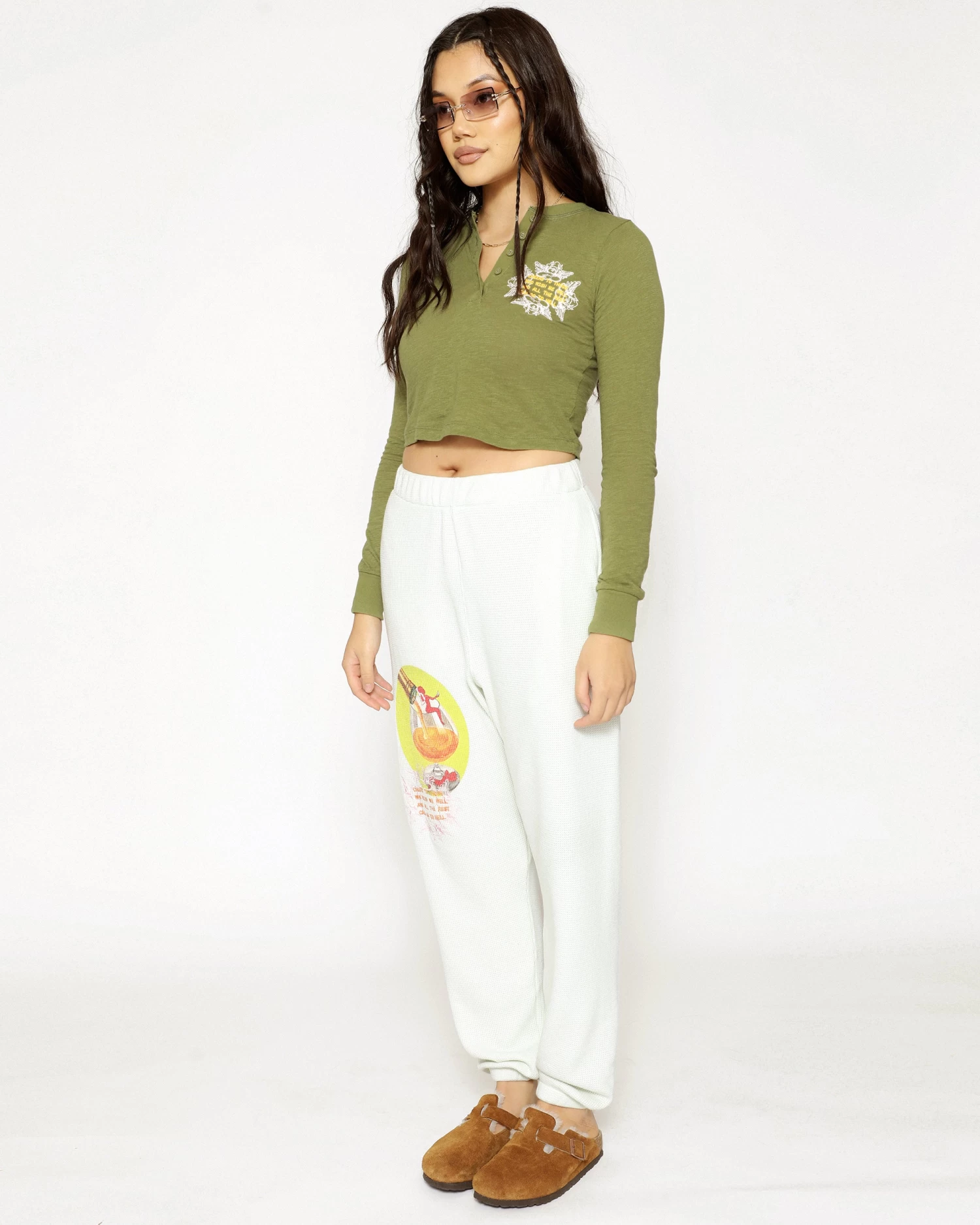 BOYS LIE X On The Rocks Crop Henley - Image 5