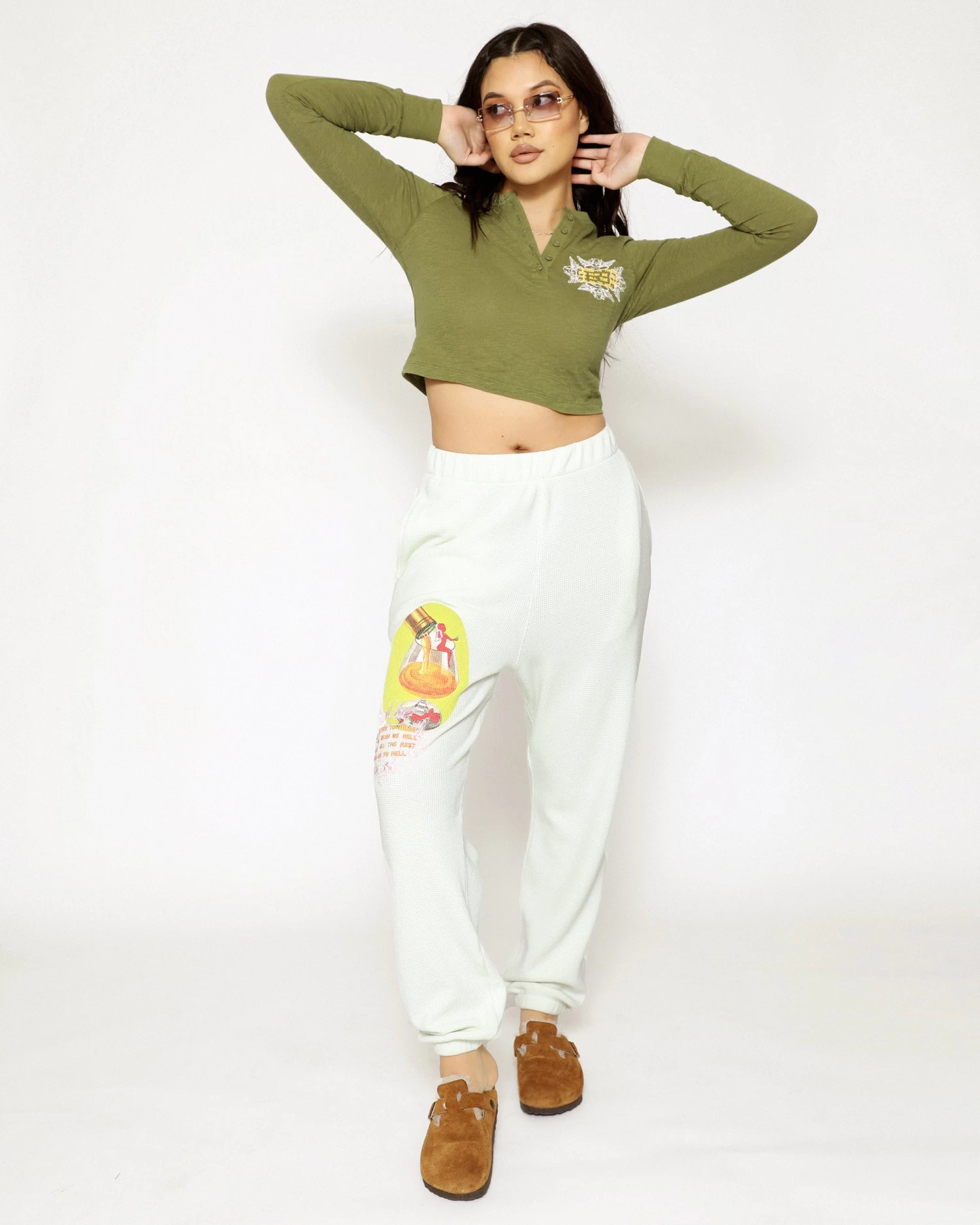 BOYS LIE X On The Rocks Crop Henley - Image 3