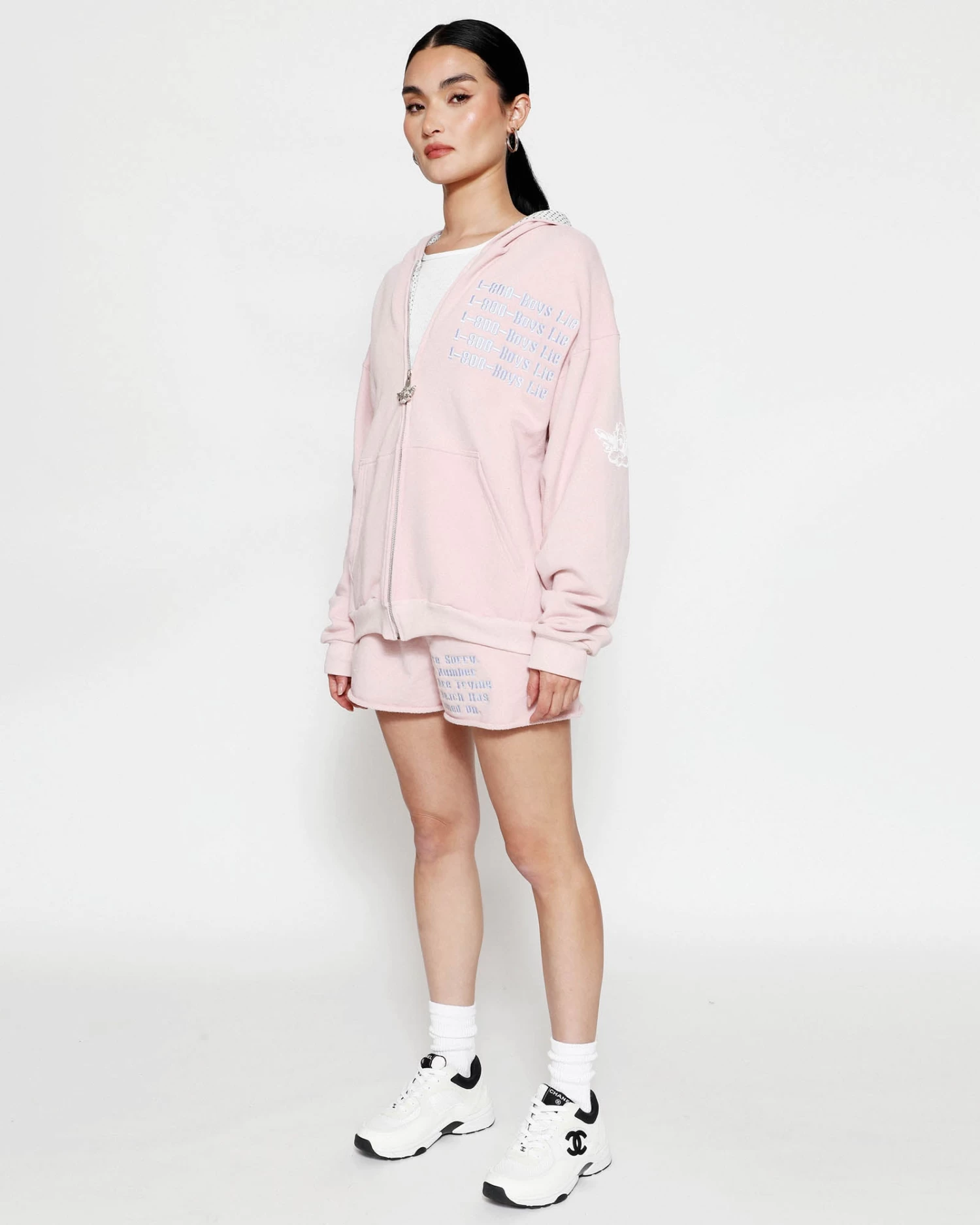 BOYS LIE X 1-800 Revival Zip-Up Boyfriend Hoodie - Image 5