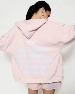 BOYS LIE X 1-800 Revival Zip-Up Boyfriend Hoodie