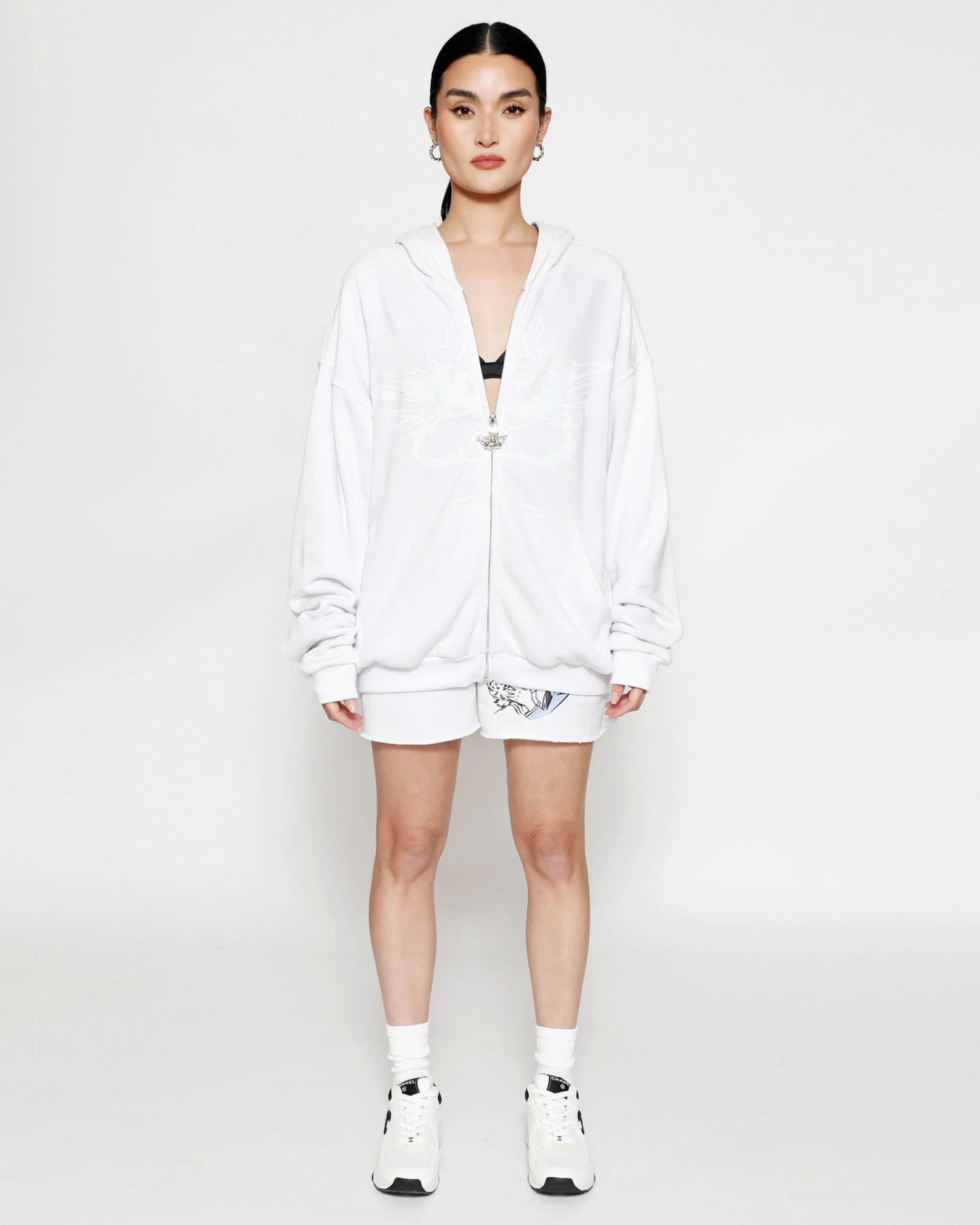 BOYS LIE X Smitten Zip-Up Boyfriend Hoodie - Image 4