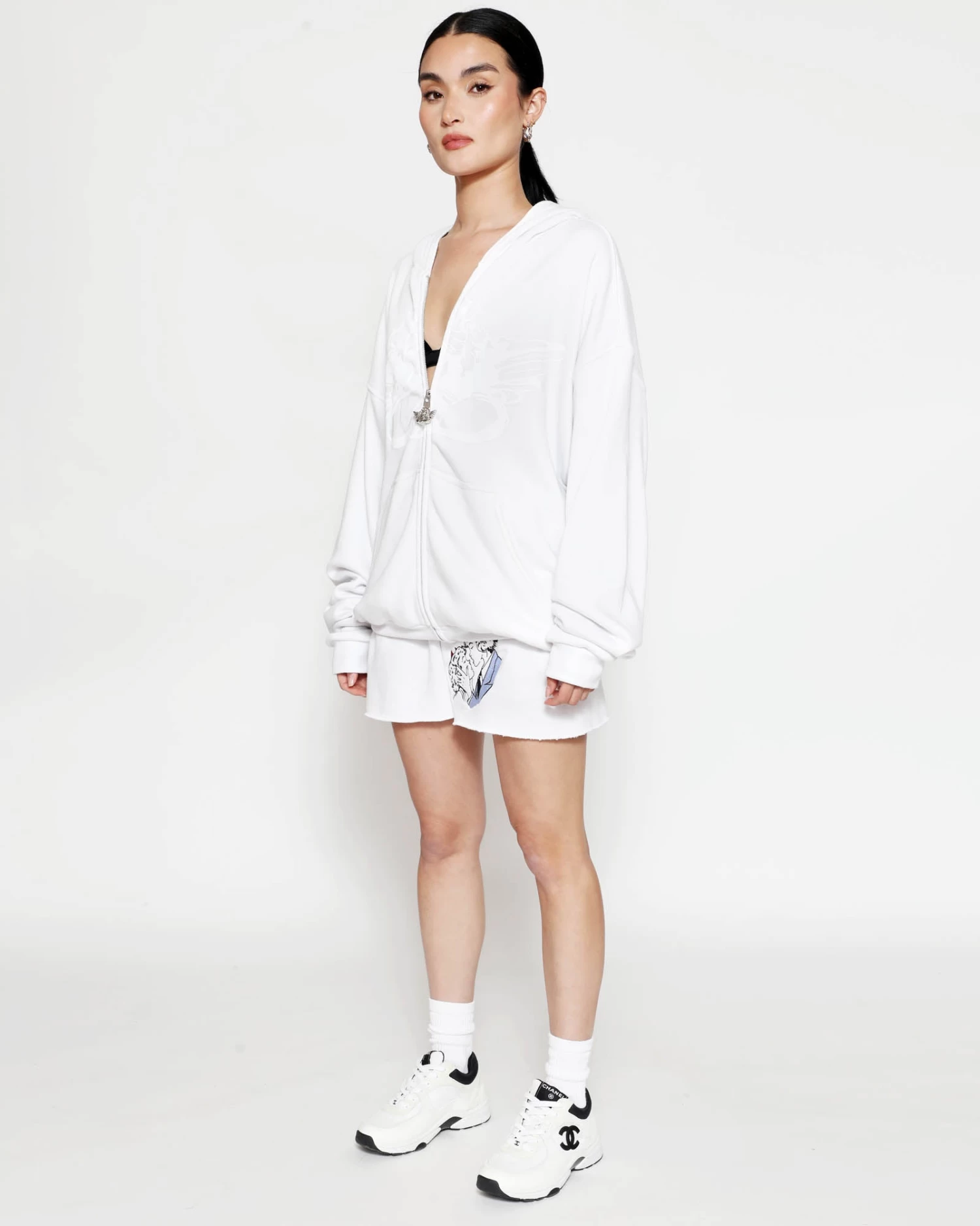 BOYS LIE X Smitten Zip-Up Boyfriend Hoodie - Image 5