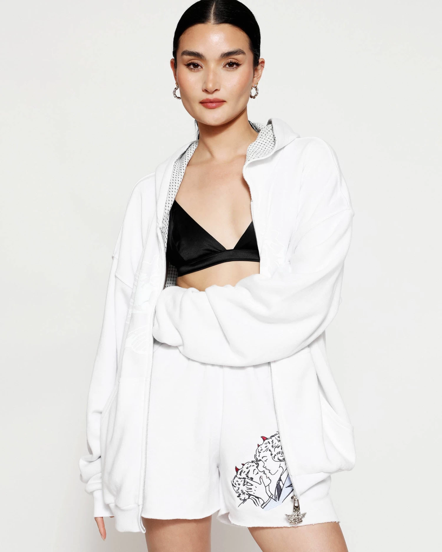 BOYS LIE X Smitten Zip-Up Boyfriend Hoodie - Image 3