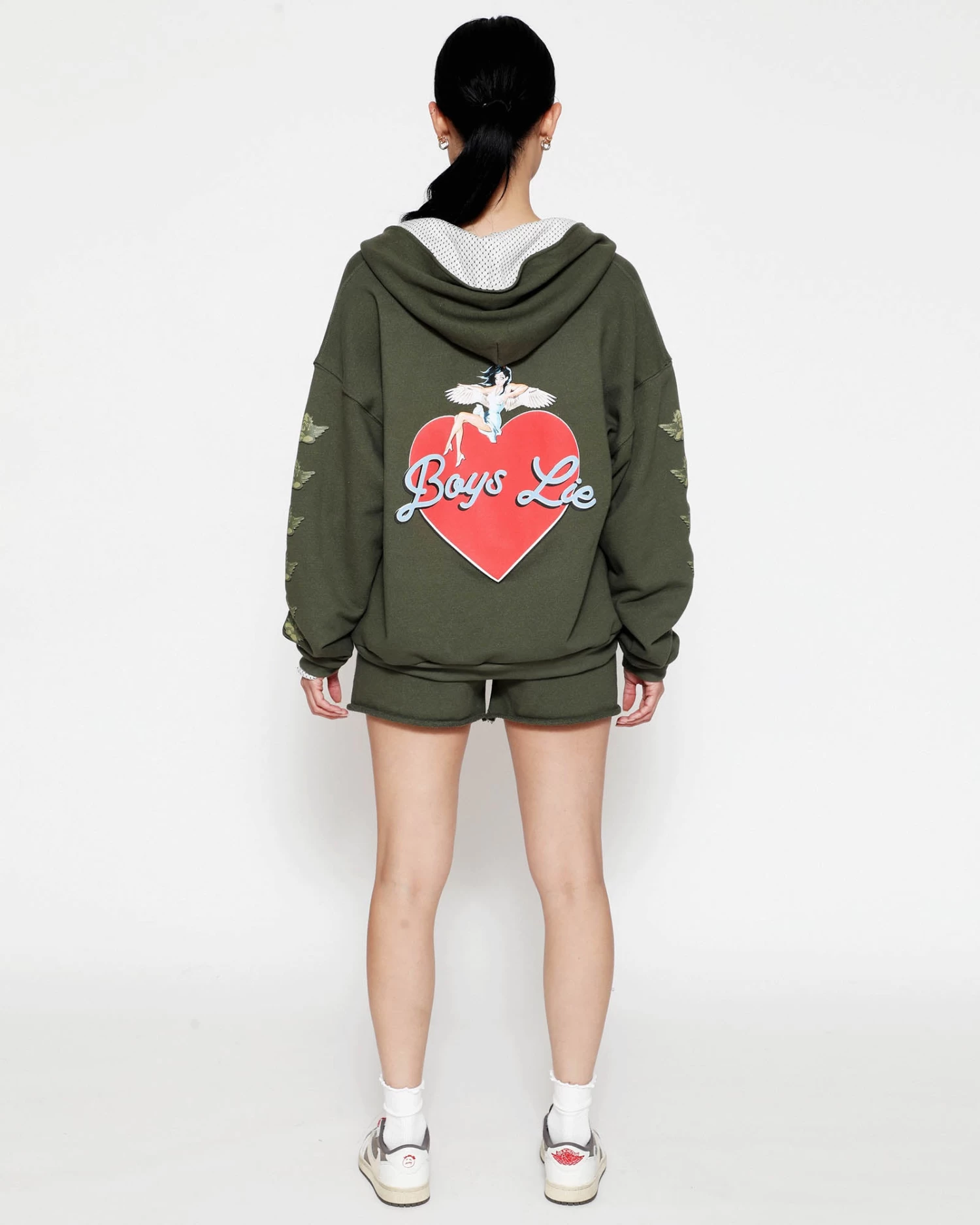 BOYS LIE X On The Edge Zip-Up Boyfriend Hoodie - Image 6