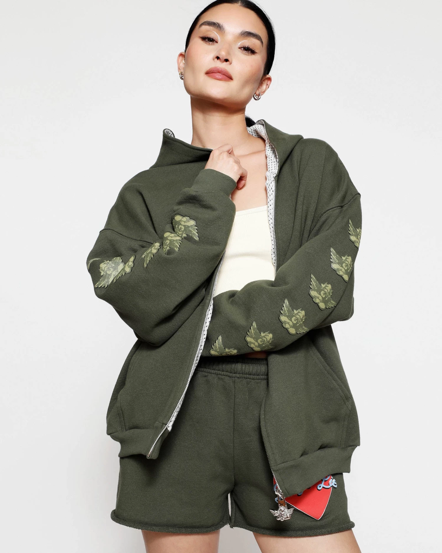 BOYS LIE X On The Edge Zip-Up Boyfriend Hoodie - Image 2