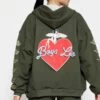 BOYS LIE X On The Edge Zip-Up Boyfriend Hoodie