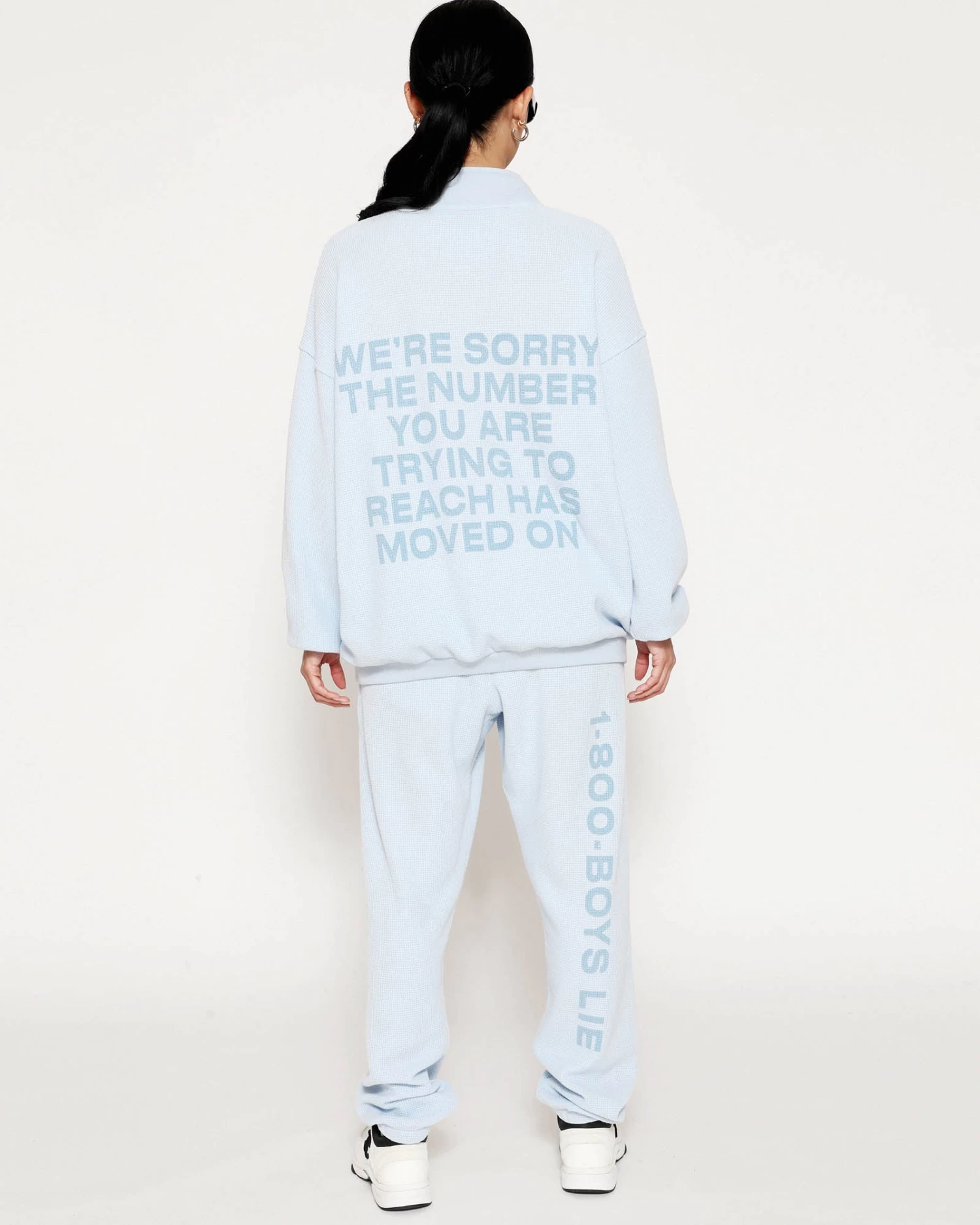 BOYS LIE X Blue 1-800 Reunion Sweatpants - Image 6