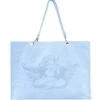 BOYS LIE X Baby Blue Velour Tote