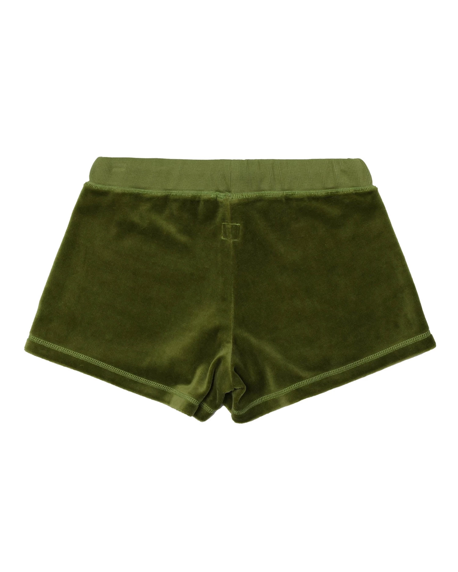 BOYS LIE X Olive Velour Shorts - Image 8