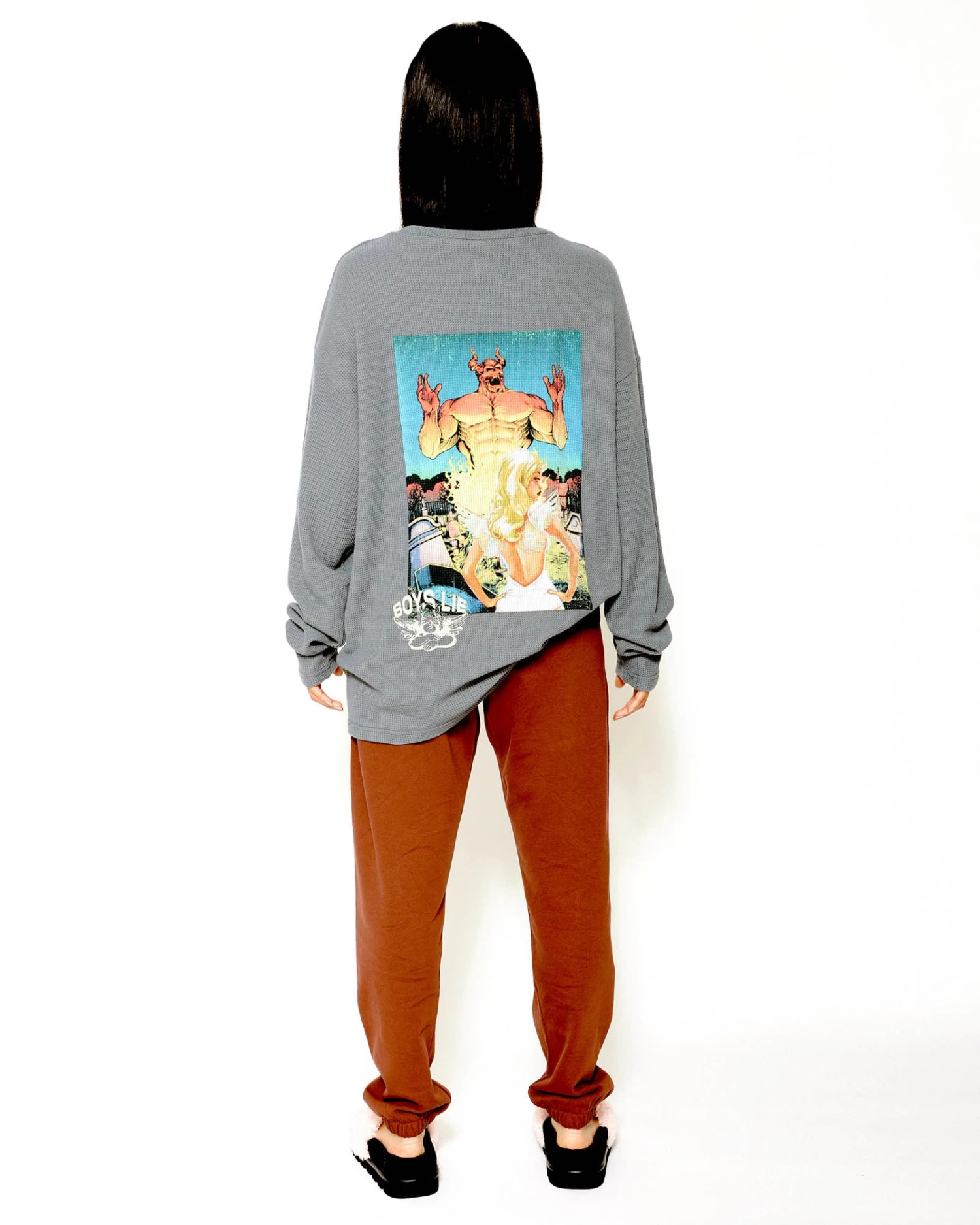 BOYS LIE X Hatchet Cemetery Thermal Long Sleeve - Image 6