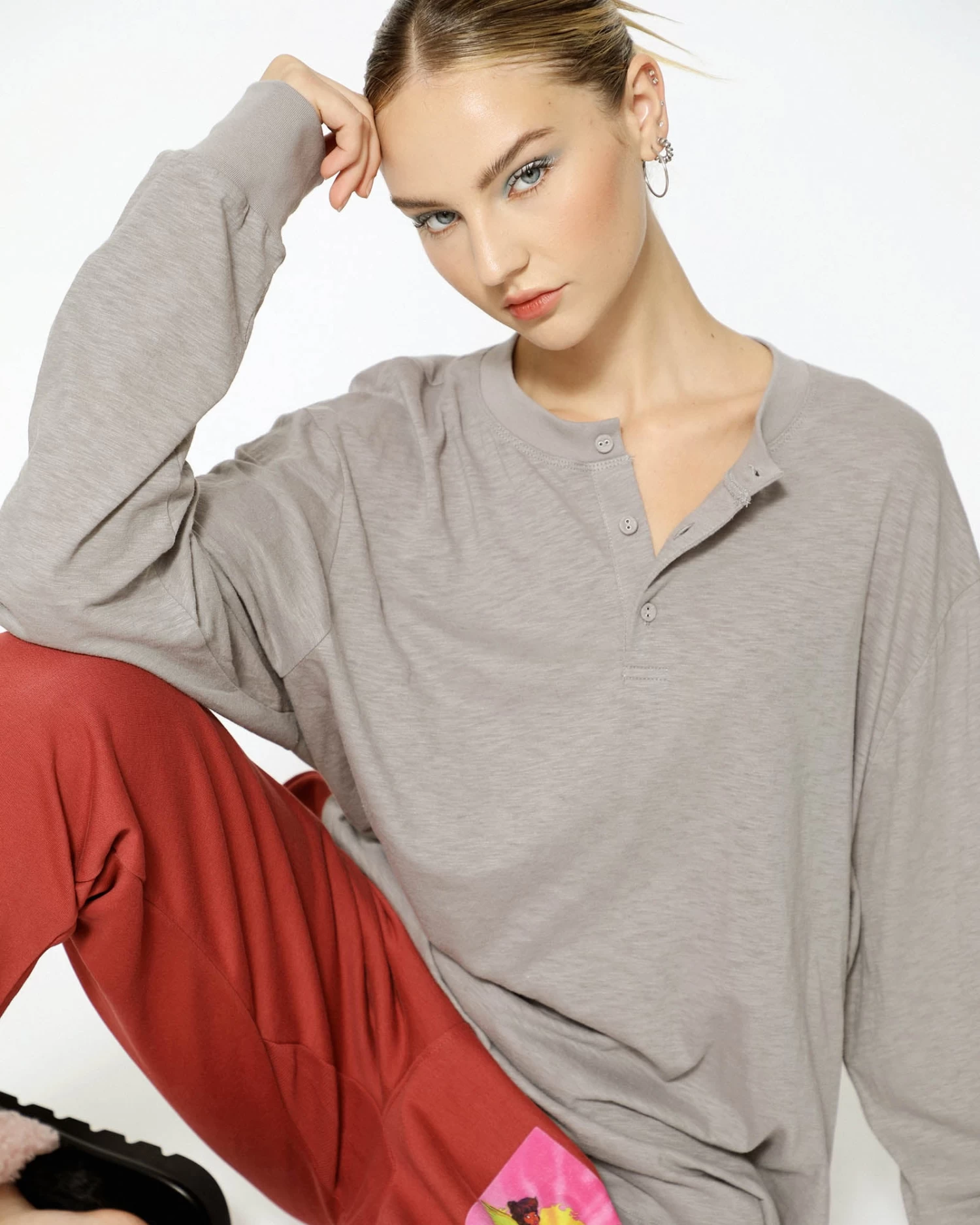 BOYS LIE X Break The Cycle Boyfriend Henley - Image 2