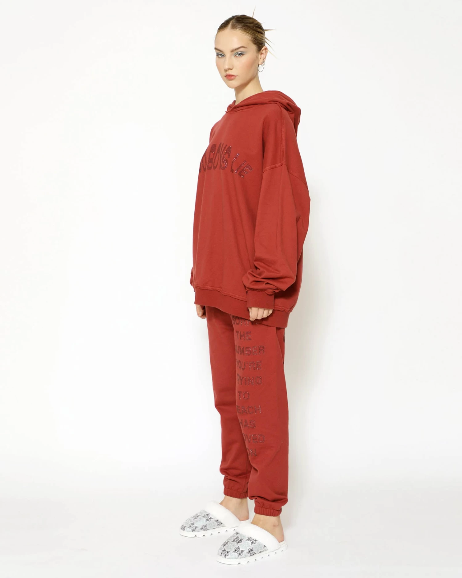 BOYS LIE X Red 1-800 Remix Hoodie - Image 5