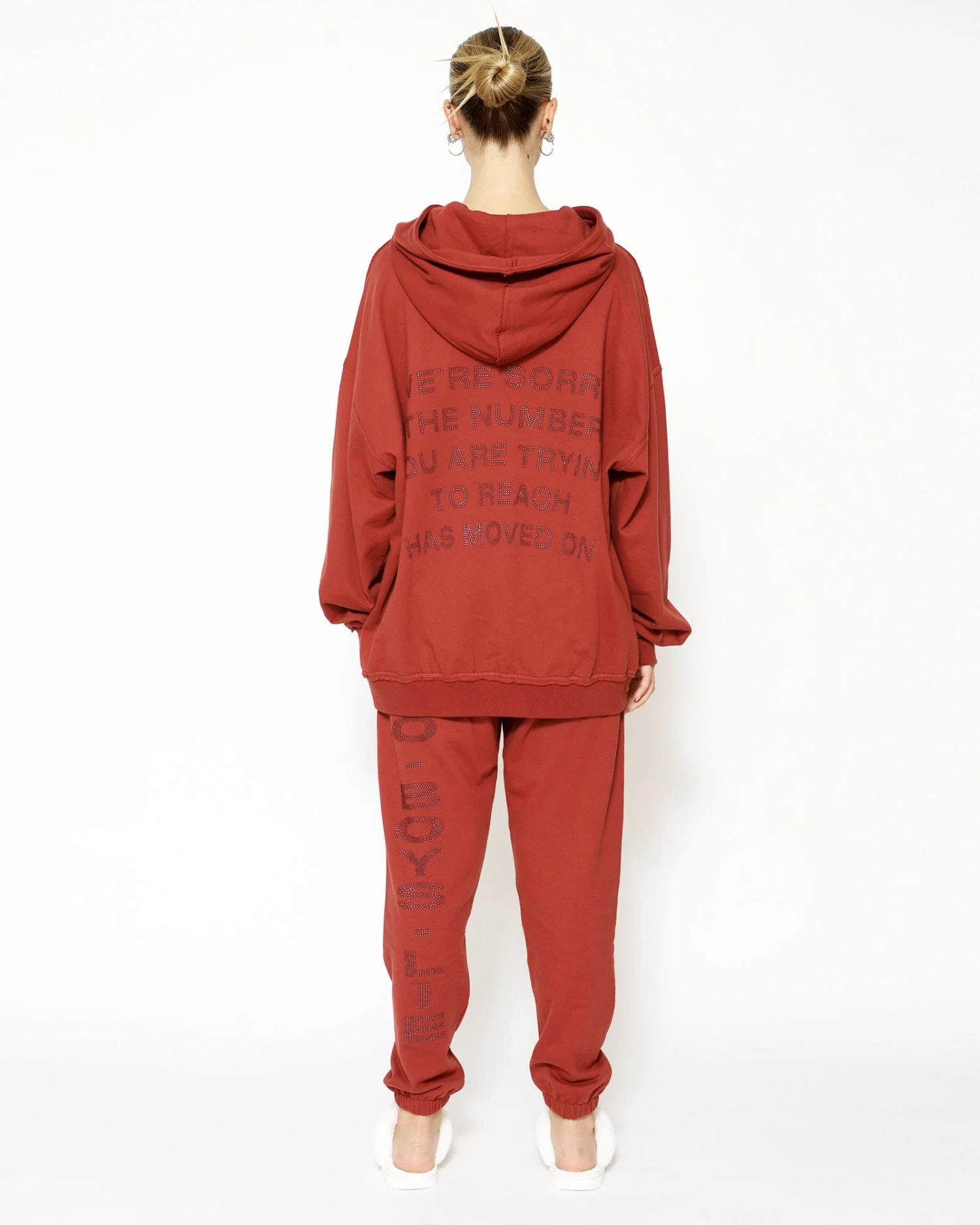 BOYS LIE X Red 1-800 Remix Hoodie - Image 6