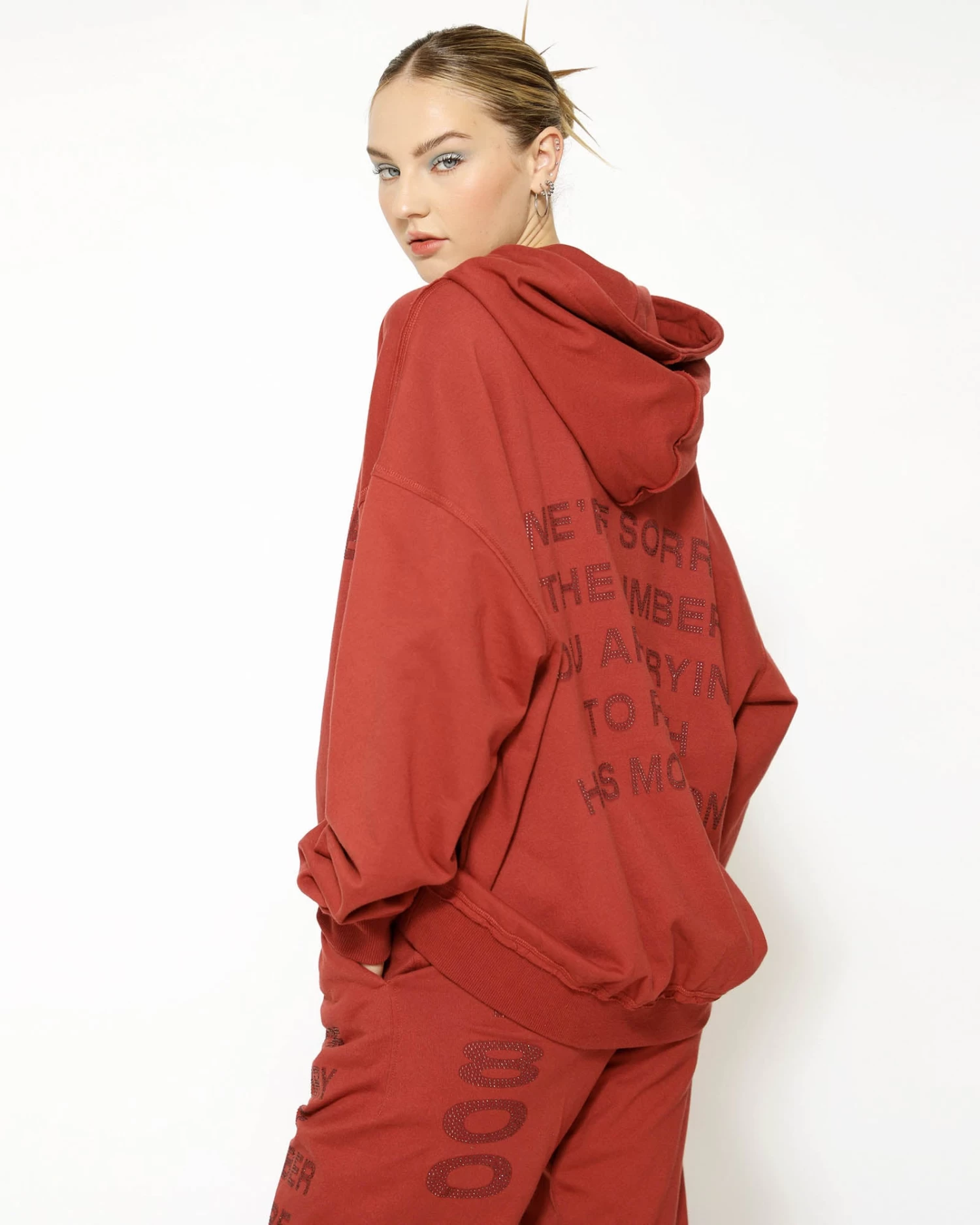 BOYS LIE X Red 1-800 Remix Hoodie - Image 2