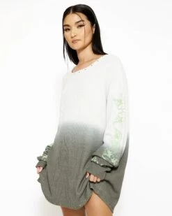 BOYS LIE X Charcoal Stud Thermal Long Sleeve