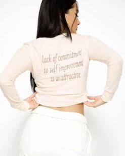 BOYS LIE X Self Improvement Crop Henley