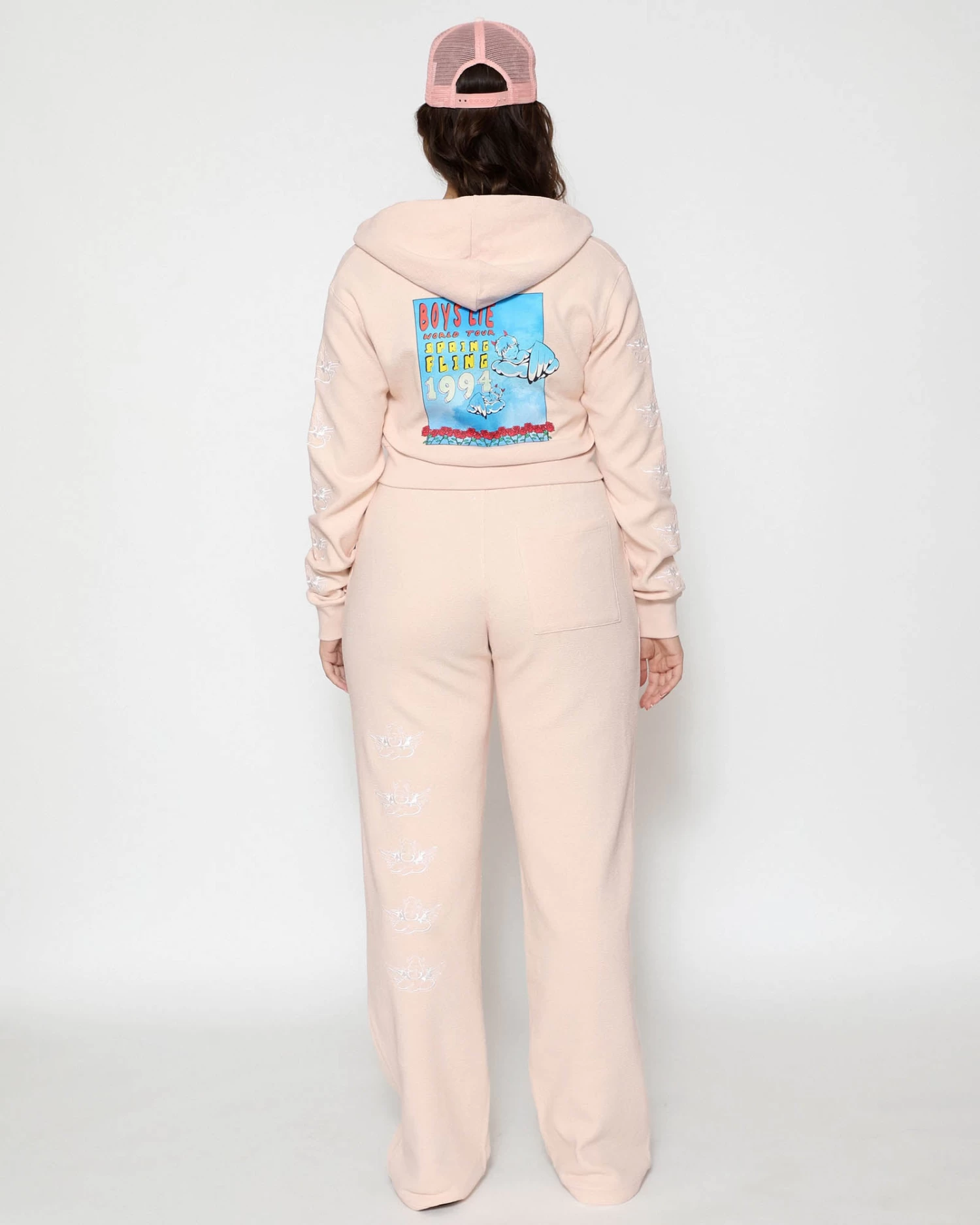 BOYS LIE X World Tour Zip-Up Hoodie - Image 4