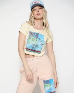 BOYS LIE X World Tour Crop Tee