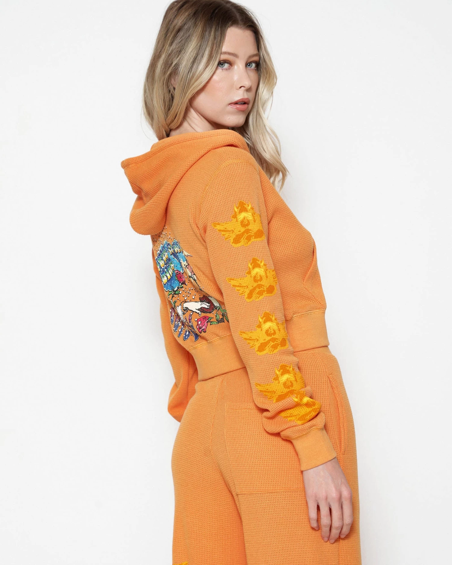 BOYS LIE X Where It Begins Thermal Zip-Up Hoodie