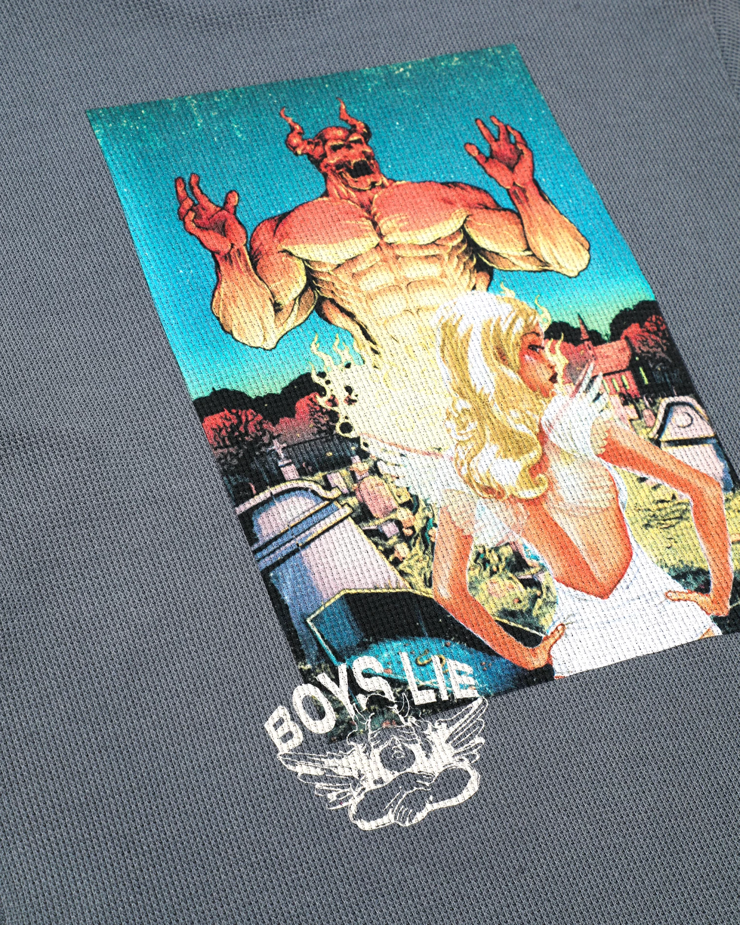 BOYS LIE X Hatchet Cemetery Thermal Long Sleeve - Image 10