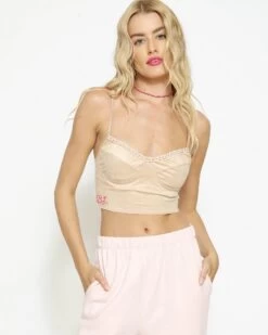 BOYS LIE X Champagne Bustier Tank