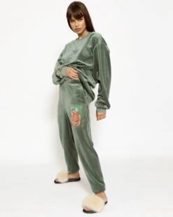 BOYS LIE X Twin Flame Velour Sweatpants