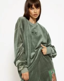 BOYS LIE X Twin Flame Velour Crewneck