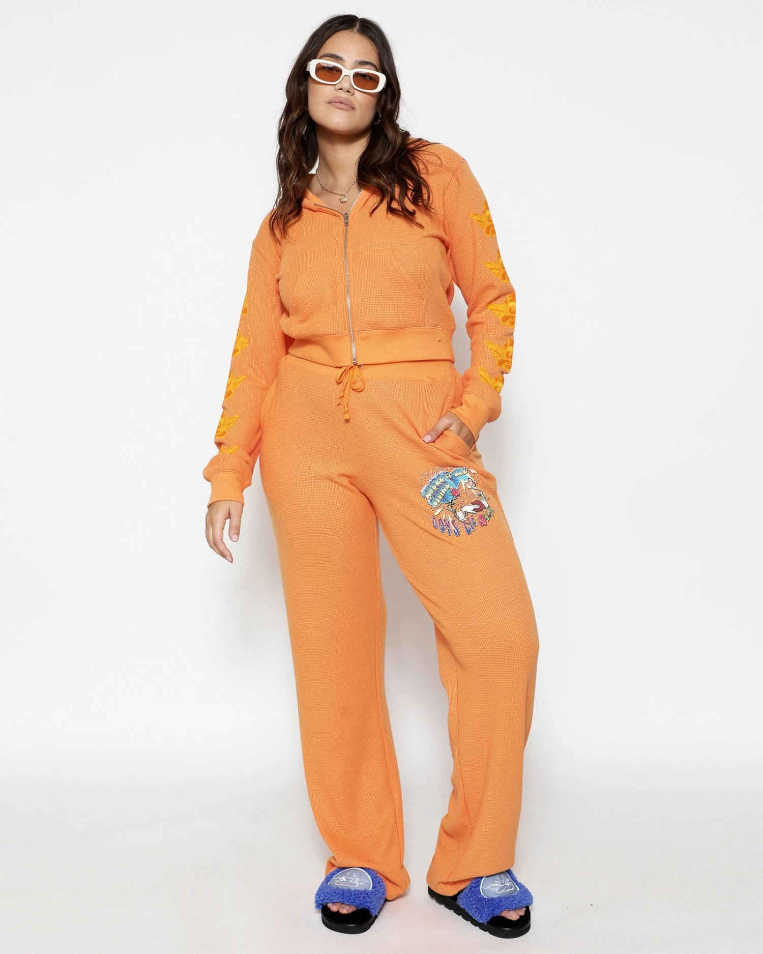 BOYS LIE X Where It Begins Thermal Zip-Up Hoodie - Image 10