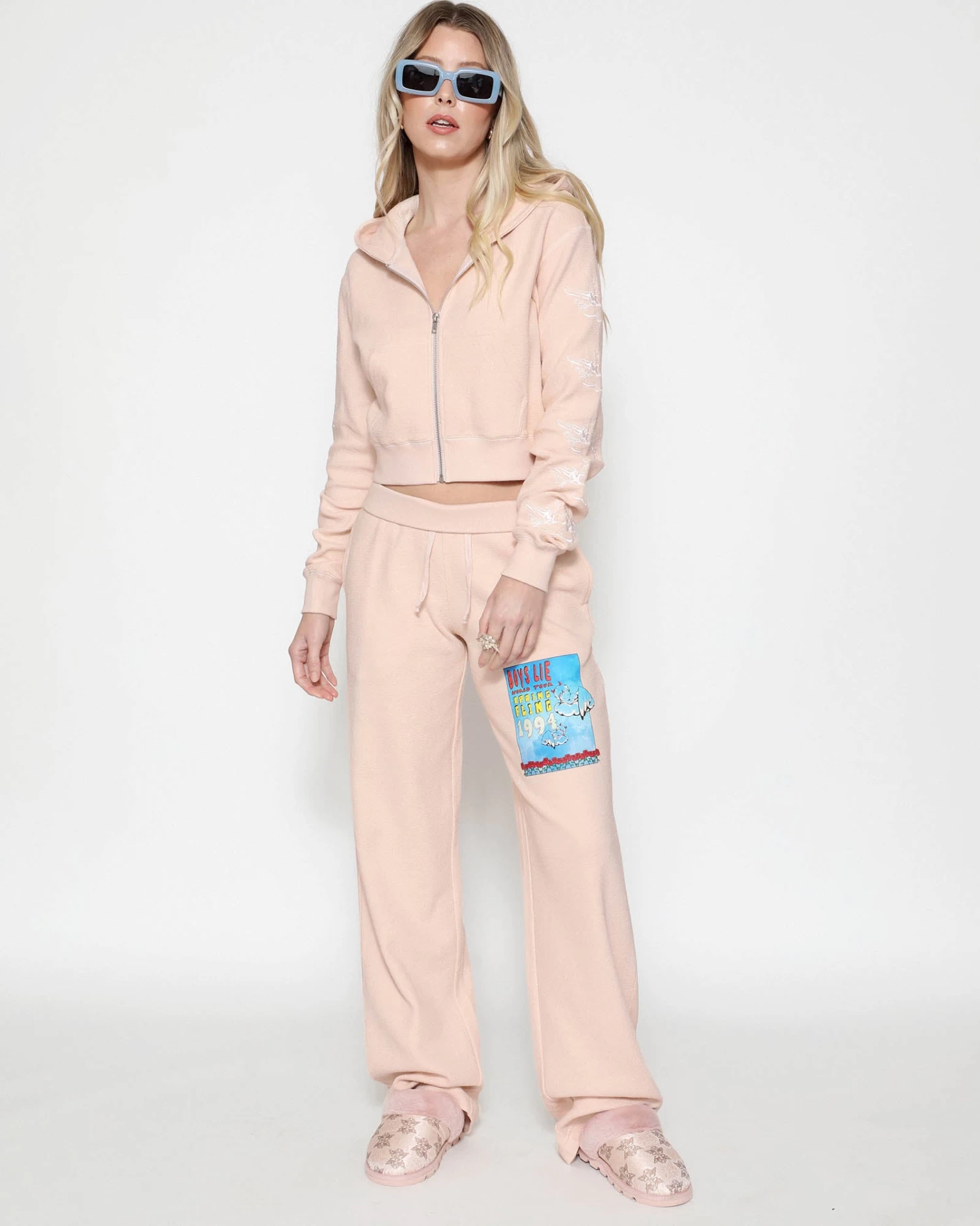 BOYS LIE X World Tour Zip-Up Hoodie - Image 8